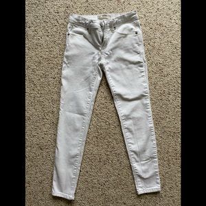 Free People Skinny White Jeans